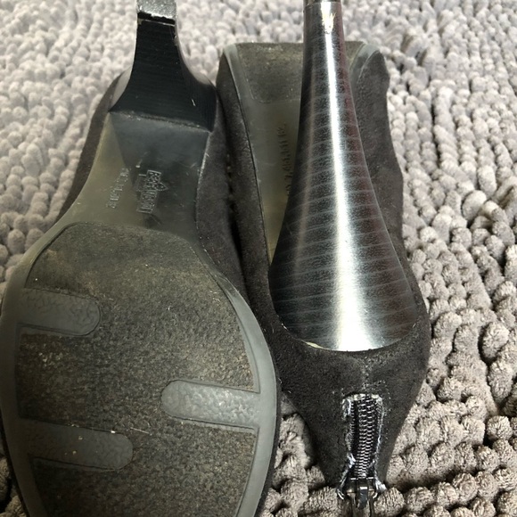 Fergalicious Ruffled Open-Toe Ankle Booties - Picture 4 of 6